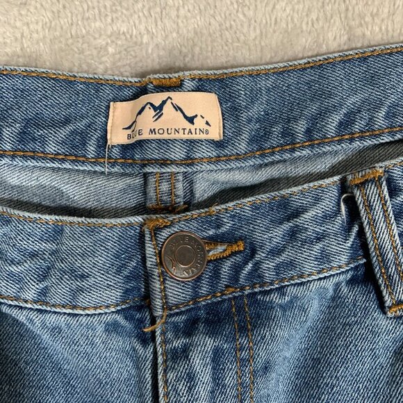 Blue Mountain Jeans Men's 38 x 32 Medium Wash Relaxed Straight 100% Cotton - Picture 4 of 9